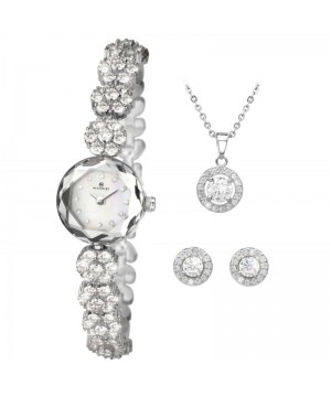 Ceas dama Accurist A-8107G.02 Stone Set Bracelet And Watch Gift Set (A-8107G.02) oferit de magazinul Japora