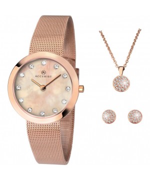 Ceas dama Accurist A-8128G.02 Ladies Watch and Jewellery Gift Set (A-8128G.02) oferit de magazinul Japora