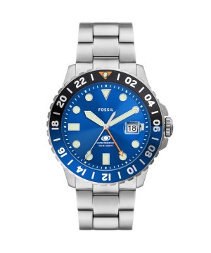 Ceas barbatesc Fossil FS5991 Fossil Blue GMT Stainless Steel Watch (FS5991) oferit de magazinul Japora