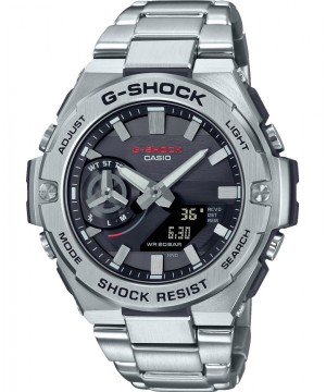Ceas barbatesc Casio G-Shock GST-B500D-1AER Bluetooth Tough Solar G-STEEL (GST-B500D-1AER) oferit de magazinul Japora
