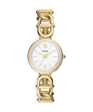 Ceas dama Fossil ES5272 Carlie Three-Hand Gold-Tone Stainless Steel Watch (ES5272) oferit de magazinul Japora