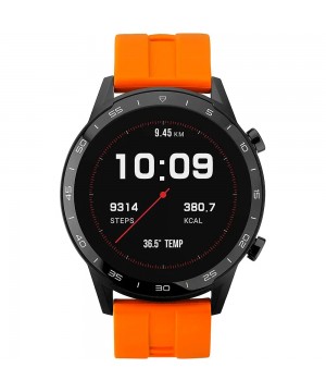 Ceas barbatesc Sekonda S-1911.00 Active Smart Watch Black Case & Orange Silicone Strap (S-1911.00) oferit de magazinul Japora
