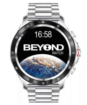 BEYOND Watch Earth 2 Series, Silver-Black, Stainless Steel (EAR21M) oferit de magazinul Japora