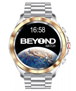 BEYOND Watch Earth 2 Series, Silver-Gold, Stainless Steel (EAR23M) oferit de magazinul Japora