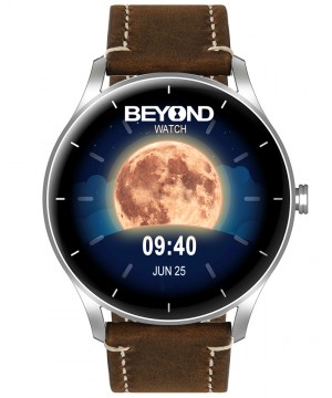 BEYOND Watch Moon 2 Series, Brown Leather (MON22L) oferit de magazinul Japora